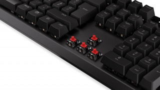 Endorfy Thock RGB Kailh Red Switch Mechanikus Billentyűzet - Fekete (EY5E010) PC