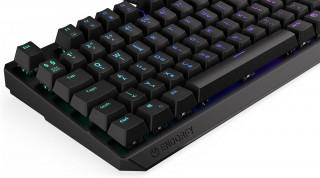 Endorfy Thock TKL RGB Kailh Brown Switch Mechanikus Billentyűzet - Fekete (EY5E003) PC