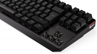 Endorfy Thock TKL RGB Kailh Brown Switch Mechanikus Billentyűzet - Fekete (EY5E003) PC