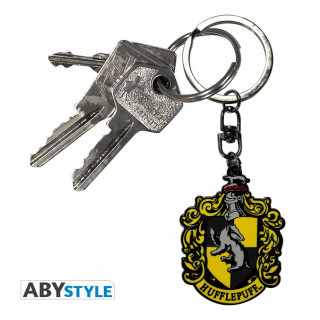 Harry Potter Hufflepuff címer fém kulcstartó - Abystyle Ajándéktárgyak