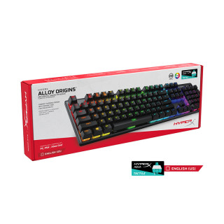 HyperX Alloy Origins - Mechanikus Gaming billentyűzet - HX Aqua (US) (4P5N9AA#ABA) PC