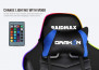 Raidmax DK922RD Drakon RGB gamer szék piros thumbnail