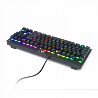 Redragon Dark Avenger RGB Blue Switch Gaming billentyűzet - Fekete (K568RGB-1_BLUE_HU) PC