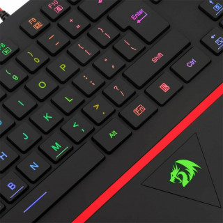 Redragon Karura vezetékes gaming billentyűzet - Fekete (K502RGB) PC