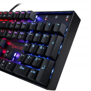 Redragon Mitra RGB Backlight Red Switch billentyűzet - Fekete (K551RGB-1_RED_HU) PC