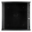 S-Link Rack Cabinet - 12U 19" Wall mountable (530x400mm, Flatpack, Black) thumbnail