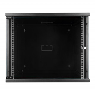 S-Link Rack Cabinet - 9U 19" Wall Mounted (530x400mm, Flatpack, Black) PC