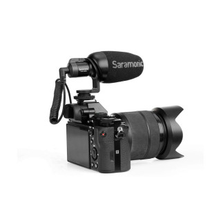 MIC Saramonic DSLR kamerákhoz/okostelefonokhoz SA VMic Mini. kompakt kondenzátor mikrofon PC