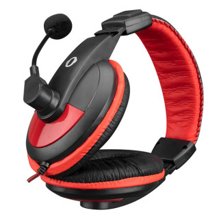 Snopy Headset - SN-4488 (Fekete-Piros) PC