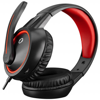 Snopy Headset - SN-GX1 "ERGO" (Fekete-Piros) PC