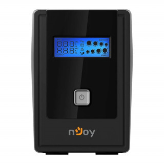 NJOY UPS CADU 850, 850VA, 480W, Line-Interactice, Szünetmentes tápegység, LCD display PC