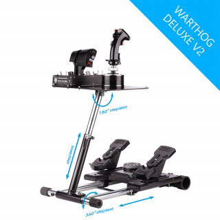 Wheel Stand Pro For Thrustmaster HOTAS Warthog And Saitek X-55, X52/PRO – DELUXE V2 Kormány Állvány PC