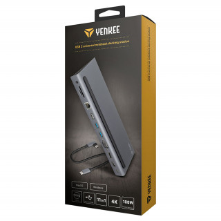 YENKEE YTC 1101 Dokkoló állomás USB C  PC