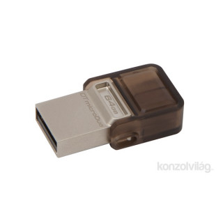 Kingston 64GB microUSB2.0 / USB2.0 Barna (DTDUO/64GB) Flash Drive PC