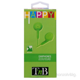 TnB ESAPYGN Happy! zöld 3,5mm fülhallgató PC