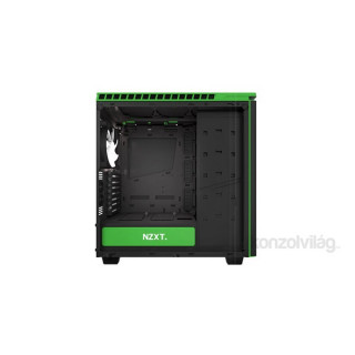 NZXT H440 Mid Tower Fekete-Zöld (Táp nélküli) ATX ház PC