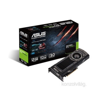 ASUS GTXTITANX-12GD5 nVidia 12GB GDDR5 384bit PCIe videokártya PC