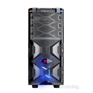 In Win MANA136 Fekete  (Táp nélküli) ATX ház PC