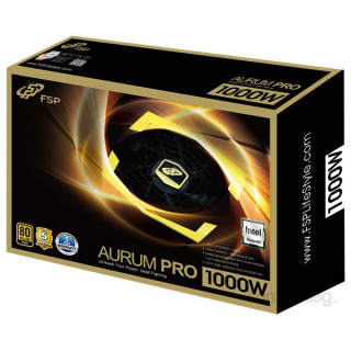 FSP Aurum PRO 1000W fekete Gamer 80+ Gold tápegység PC