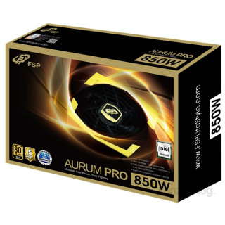 FSP Aurum PRO 850W fekete Gamer 80+ Gold tápegység PC