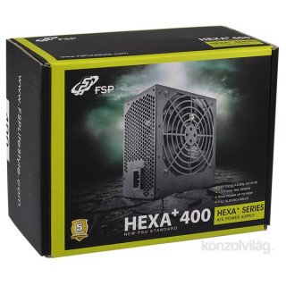 FSP HEXA+ 400W Desktop 80+ tápegység PC