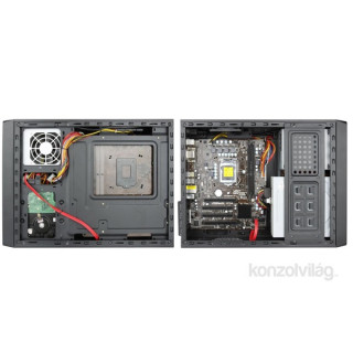 Chieftec UE-02B Uni szériás táp nélküli mATX ház PC