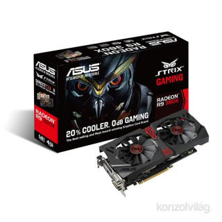 ASUS STRIX-R9380X-4G-GAMING AMD 4GB GDDR5 256bit PCIe videokártya PC