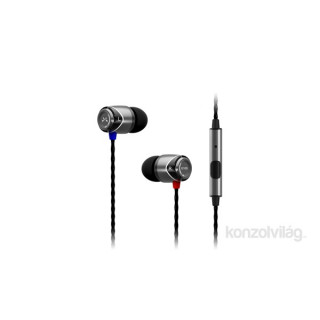 SoundMAGIC SM-E10S-02 E10S ezüst-fekete mikrofonos fülhallgató Mobil