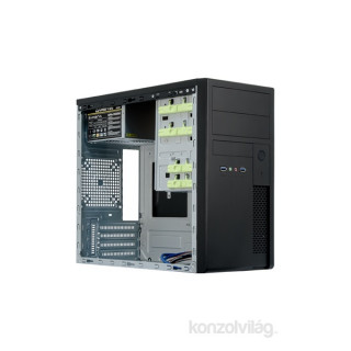 Chieftec XT-01B-350S8 Mesh szériás 350W fekete mATX ház PC