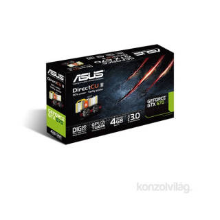 ASUS GTX670-DC2-4GD5 nVidia GDDR5 4G 256bit PCIe videokártya PC