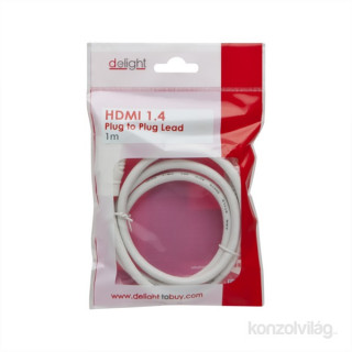 Delight Jelkábel HDMI-HDMI 1.4 3D  1m aranyozott  Am/Am PC