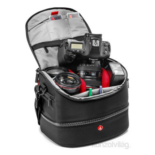 Manfrotto Advanced Shoulder bag VII fekete SLR fényképezőgép táska Fényképezőgépek, kamerák