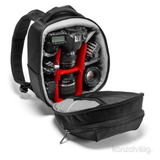 Manfrotto Advanced Gear Backpack S fekete SLR fényképezőgép hátitáska Fényképezőgépek, kamerák