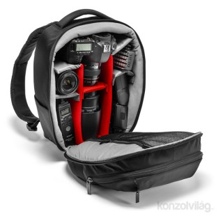 Manfrotto Advanced Gear Backpack M fekete SLR fényképezőgép hátitáska Fényképezőgépek, kamerák