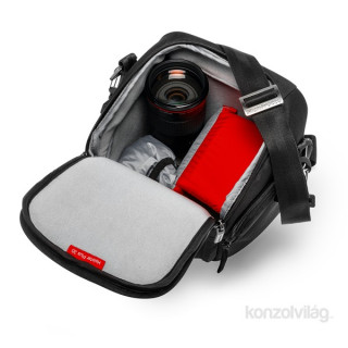 Manfrotto Holster Plus 30 fekete SLR fényképezőgép táska Fényképezőgépek, kamerák