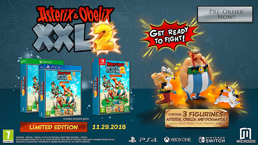 Asterix and obelix xxl 2 nintendo switch обзор