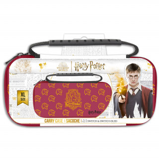 Harry Potter - hordozható Switch tok - piros, griffendél Nintendo Switch