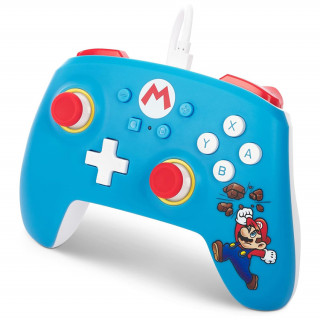 PowerA Nintendo Switch vezetékes kontroller (Brick Breaker Mario) Nintendo Switch