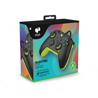 PDP Xbox Series X/S Vezetékes Kontroller -  Electric Fekete (Xbox Series X/S) Xbox Series