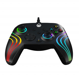 PDP Xbox Series X/S Vezetékes Kontroller - Afterglow WAVE audio lighting - Fekete (Xbox Series X/S) Xbox Series