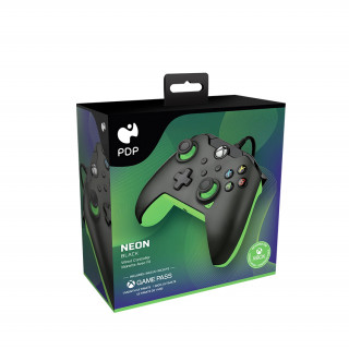 PDP Xbox Series X/S Vezetékes Kontroller - Neon Fekete (Xbox Series X/S) Xbox Series