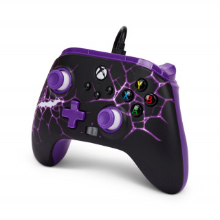 PowerA Enhanced Xbox Series X|S, Xbox One, PC Vezetékes Kontroller (Purple Magma) Xbox Series