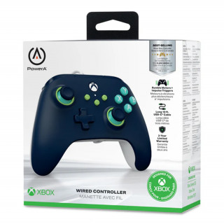 PowerA vezetékes kontroller - Mariner Blue / Kék Xbox Series