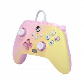 PowerA Xbox Series X|S, Xbox One, PC Vezetékes Kontroller (Pink-Lemonade) Xbox Series