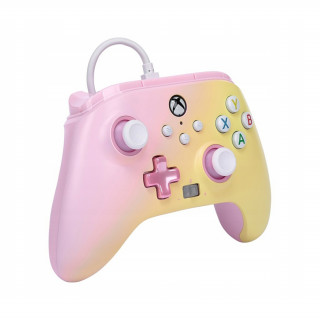 PowerA Xbox Series X|S, Xbox One, PC Vezetékes Kontroller (Pink-Lemonade) Xbox Series