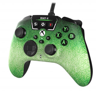 Turtle Beach REACT-R vezetékes kontroller - Zöld / Pixel green (TBS-0740-05) Xbox Series