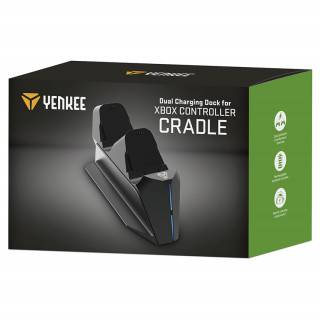 YENKEE YCP 1011 CRADLE kettős töltőállomás XBOX kontrollerhez Xbox Series