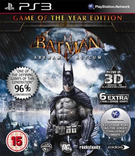 Batman: Arkham Asylum Game of the Year Edition (GOTY) PS3