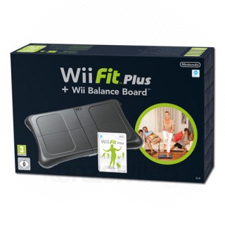 Wii Fit - Wii Fit Plus szoftverrel (Fekete) Wii